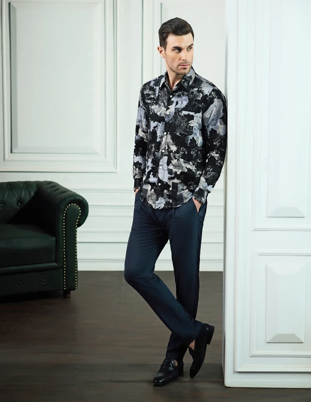 Brush Stroke Printed Sketcherr Shirt